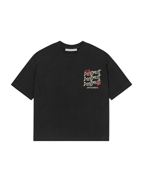 District Fingerprint Tee — front, chest print